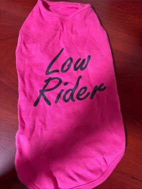 Low Rider Pink Dog Tank Top - Stylish Pet Tee